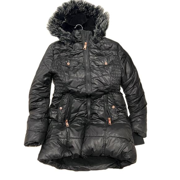 Nicole Miller Studio Vegan Polyester Womens Puffer Jacket - Picture 1 of 5